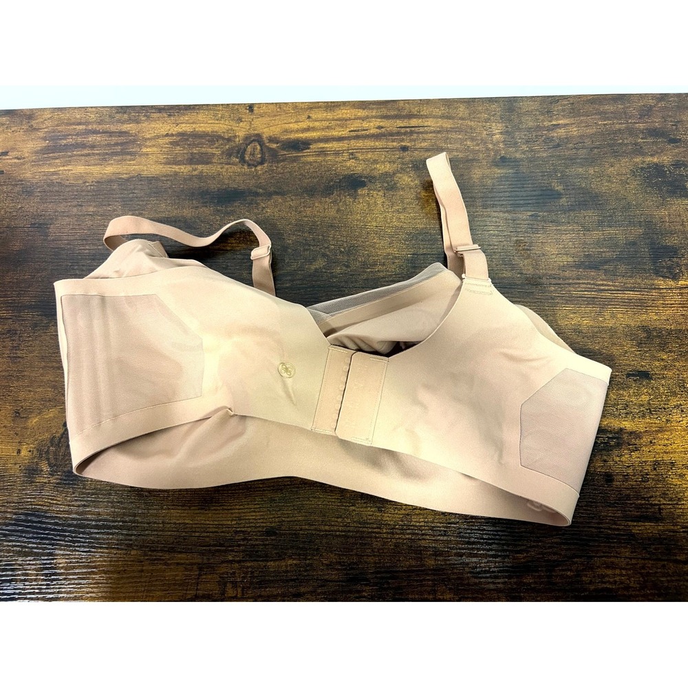 Honeylove Crossover Bra Sand Beige Wireless Seamless Support Size 1X LWBR0302 - Picture 8 of 10